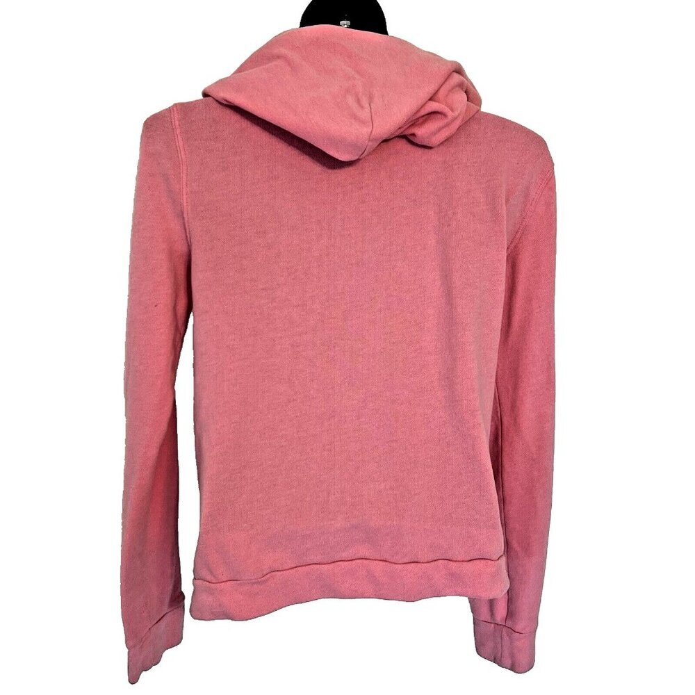 Hollister - Pink Branded Front Pocket Hooded Sweatshirt M - Picture 3 of 11